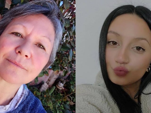 Adriana Miriam Velázquez (52) y Mariana Belén Bustos (25), las víctimas halladas en Bahía Blanca (Facebook)