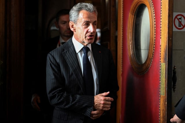 Nicolas Sarkozy en février 2024.