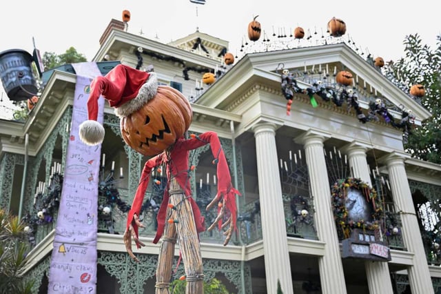 Haunted Mansion Holiday inside Disneyland in Anaheim, CA, on Friday, November 11, 2022. (Photo by Jeff Gritchen, Orange County Register/SCNG)