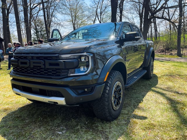 A Ford Ranger Raptor is seen at a Ford event in Michigan, U.S., May 5, 2023. REUTERS/Joe White