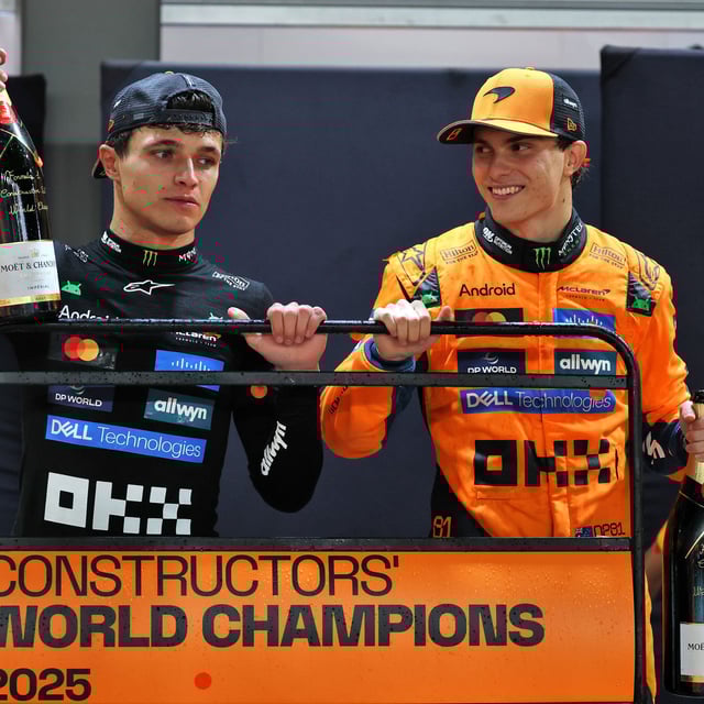 Lando Norris and Oscar Piastri 