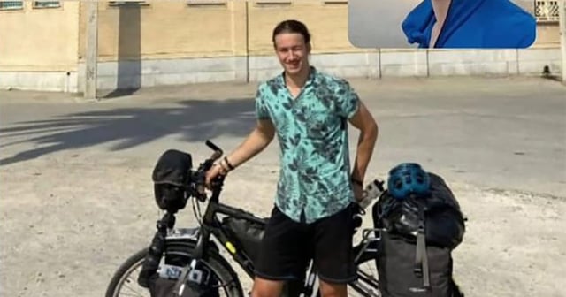 Lennart Monterlos went missing on a bike trip during the Israel-Iran war in June. AFP 
