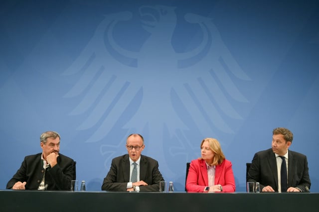 Die Spitzen von Union und SPD sind am Mittwoch zu einem Koalitionsausschuss im Kanzleramt in Bderlin zusammengekommen.