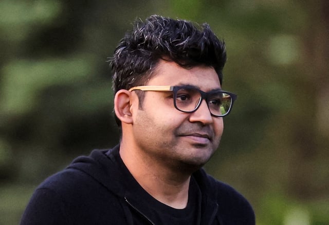 Parag Agrawal, CEO of Twitter, attends the annual Allen and Co. Sun Valley Media Conference in Sun Valley, Idaho, U.S., July 6, 2022.   REUTERS/Brendan McDermid