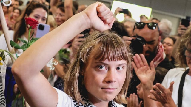 Thunberg was deported from Israel on Monday