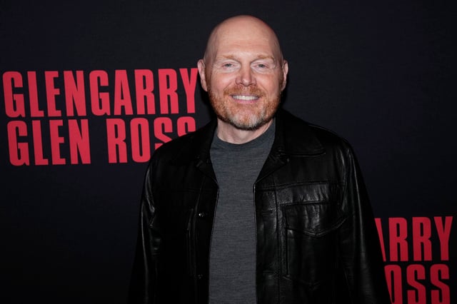Bill Burr attends the Broadway opening night of "Glengarry Glen Ross" at the Palace Theatre on Monday, March 31, 2025, in New York. (Photo by Charles Sykes/Invision/AP)