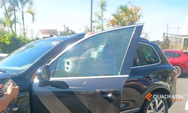 Balean a hombre en estacionamiento del Rincón de Aguililla, Uruapan