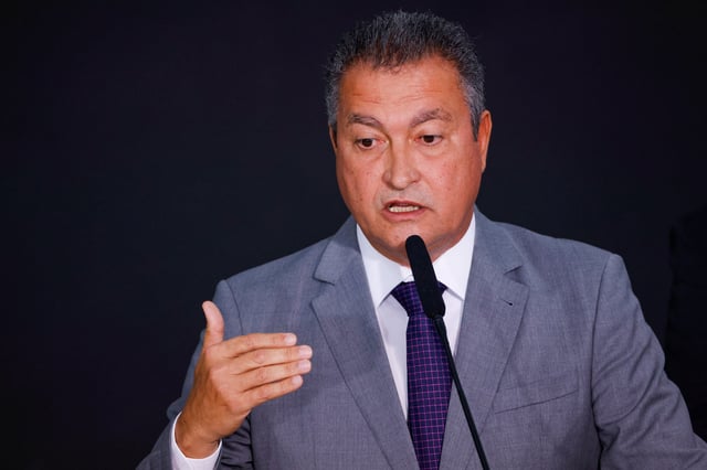 Brazil's new Chief of Staff of the Presidency Rui Costa speaks during the inauguration ceremony of Brazil's new Planning and Budget Minister, Simone Tebet at the Planalto Palace in Brasilia, Brazil January 5, 2023. REUTERS/Adriano Machado