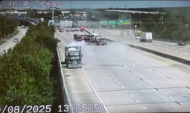 A hazmat spill has closed all southbound lanes of SH-146 after Texas on Wednesday afternoon, according to Houston TranStar.