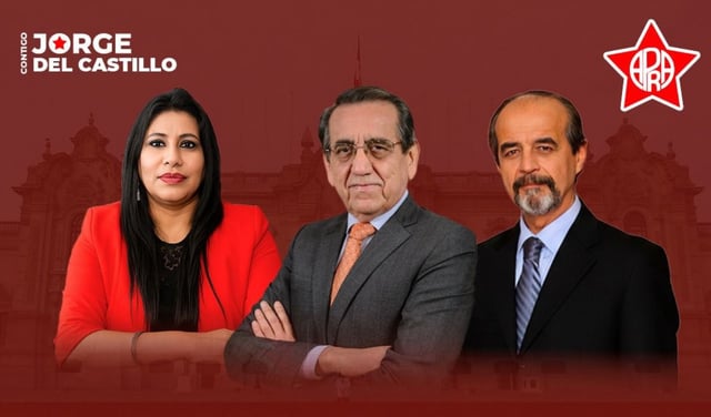 APRA: Jorge del Castillo, Mauricio Mulder y Belén García presentan plancha presidencial para las elecciones internas