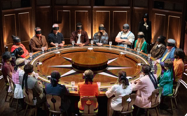 The celebrities at the famous round table