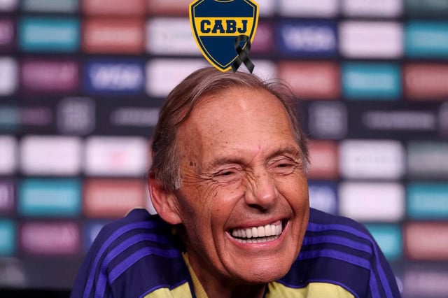 La imagen de Russo que Boca utilizó para comunicar el deceso del entrenador. (Prensa Boca)