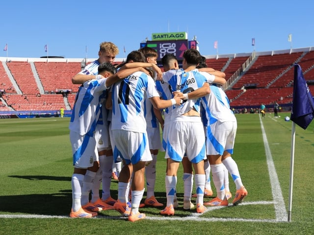 La Selección Argentina en el Mundial Sub 20 va por los cuartos de final. Foto: Twitter.
