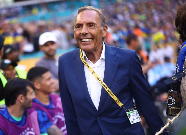 Soccer Football - FIFA Club World Cup - Group C - Boca Juniors v Benfica - Hard Rock Stadium, Miami Gardens, Florida, U.S. - June 16, 2025  Boca Juniors coach Miguel Angel Russo before the match REUTERS/Hannah Mckay/File Photo
