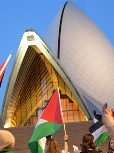 The NSW Supreme Court has granted a prohibition order for this Sunday’s pro Palestine Sydney Opera House protest. NewsWire / Jeremy Piper