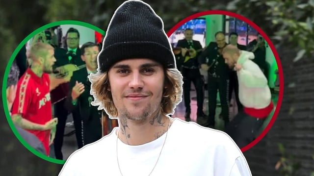 Justin Bieber se divierte con mariachis y cumbia en evento de su marca / Foto: Especial