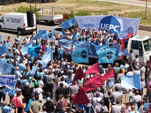 Protesta de la Uepc. (Gentileza)