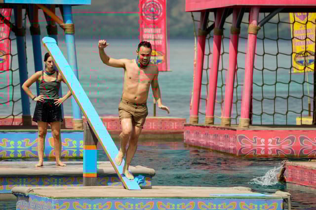 Sophi Balerdi and Jeremiah Ing of the Kele tribe in "Survivor" Season 49.