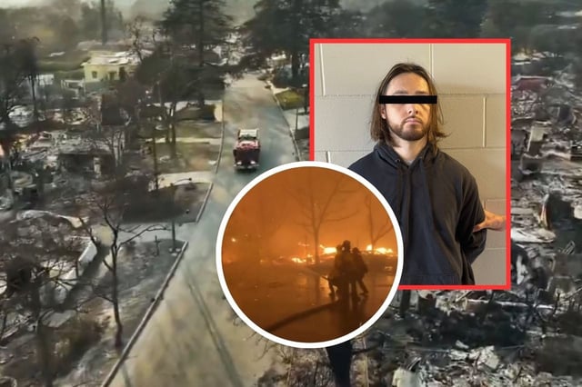 En 2024, Rinderknecht habría generado imágenes con inteligencia artificial de una ciudad en llamas. | Crédito: captura en X