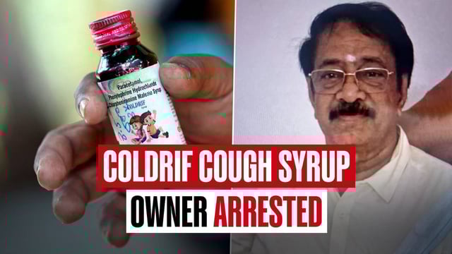 Coldrif Cough Syrup Tragedy: Sresan Pharmaceuticals Owner Arrested in Chennai