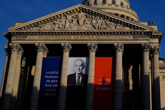 Robert Badinter entrera au Panthéon le 9 octobre 2025, quarante-quatre ans jour pour jour après l’abolition de la peine de mort. Le Panthéon, le 7 octobre 2025.