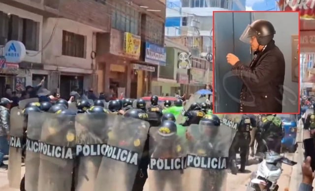 Butters atribuyó la agresión en Juliaca a grupos violentos y advirtió que buscan intimidar a candidatos en la antesala de las elecciones de 2026. Foto: Facebook La Decana/ Composición Gestión.