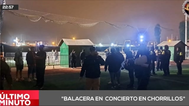 Agua Marina: Reportan balacera durante concierto de la agrupación en el Circulo Militar de Chorrillos