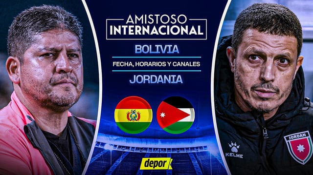 Bolivia vs. Jordania en amistoso. (Diseño: Christian Marlow)