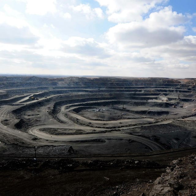 Die Bayan-Obo-Mine für Seltene Erden in der Inneren Mongolei