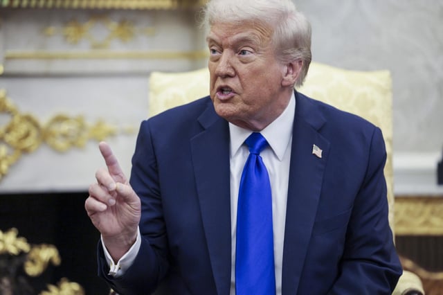 El presidente de Estados Unidos, Donald Trump