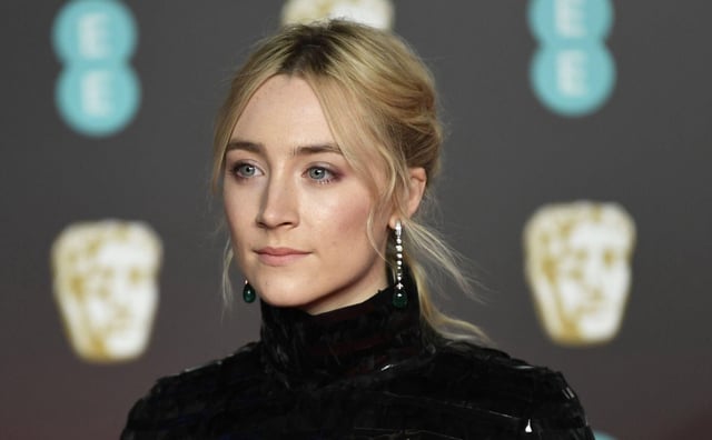 La actriz Saoirse Ronan en una entrega de los British Academy Film Awards en Londres.
