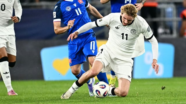 Woltemade beim Spiel in der Slowakei