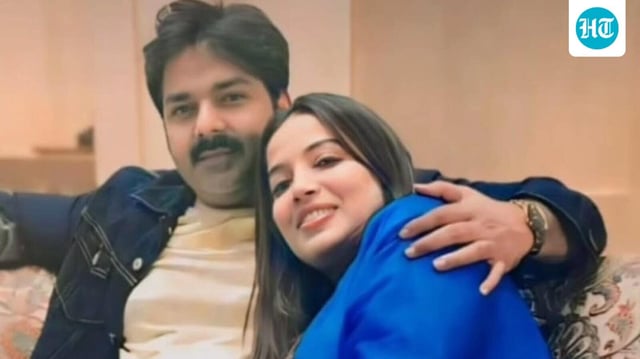 Pawan Singh with his second wife Jyoti Singh
