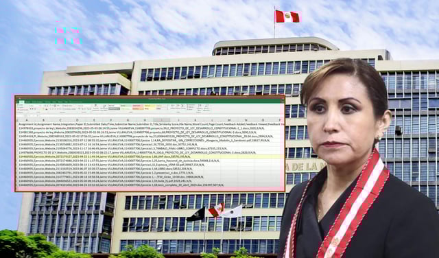 Revelan que tesis de Patricia Benavides pasó por Turnitin con el nombre "UAP.doc" y tuvo 86% de similitud en 2023