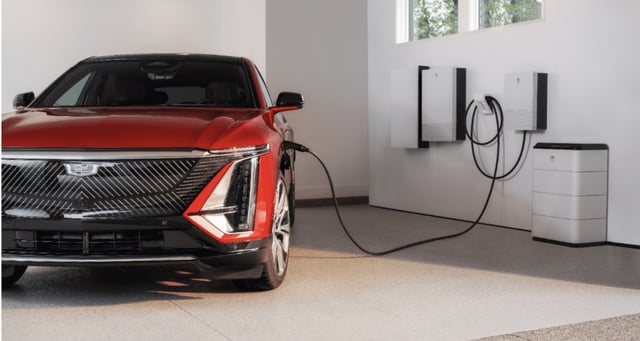 The GM Energy PowerBank is available for purchase as part of the GM Energy Home System bundle, which also includes a GM Energy PowerShift charger and GM Energy Vehicle-to-Home Enablement kit