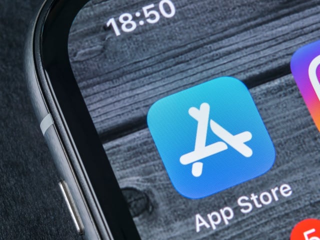 The app store logo