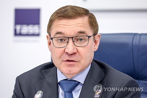 This Tass image shows Vladimir Yakushev, United Russia's secretary-general. (Yonhap)