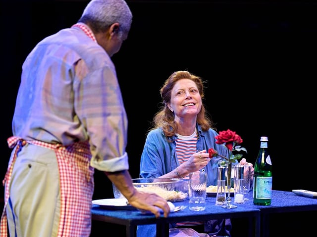 Hugh Quarshie as Andy and Susan Sarandon as Mary (Photo: Manuel Harlan)