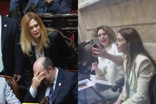 Lemoine, Pagano y otro bochornoso episodio en Diputados (Collage).