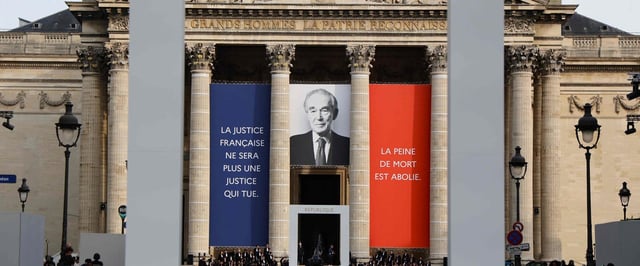 La tombe de Robert Badinter a été "dégradée".