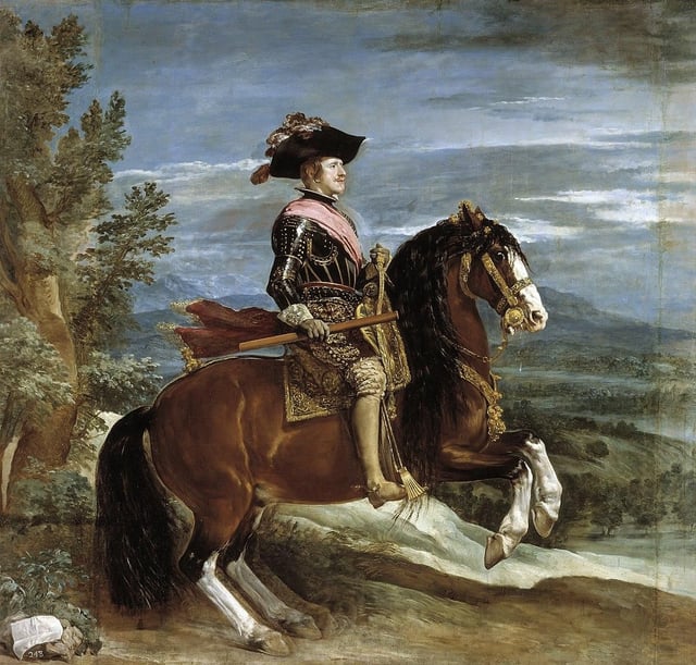 'Felipe IV, a caballo',  de Diego Velázquez.