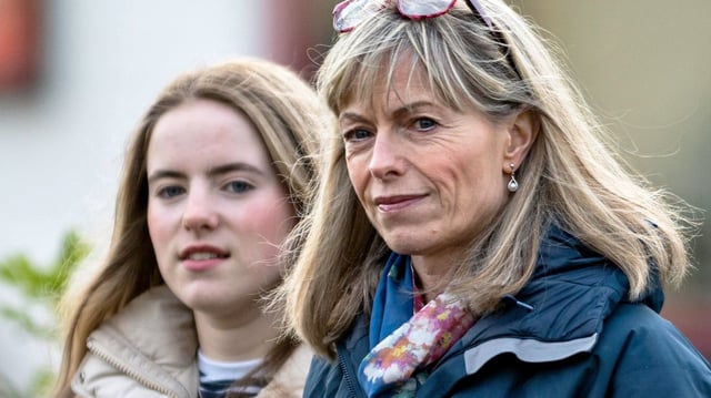 Amelie McCann with her mother Kate