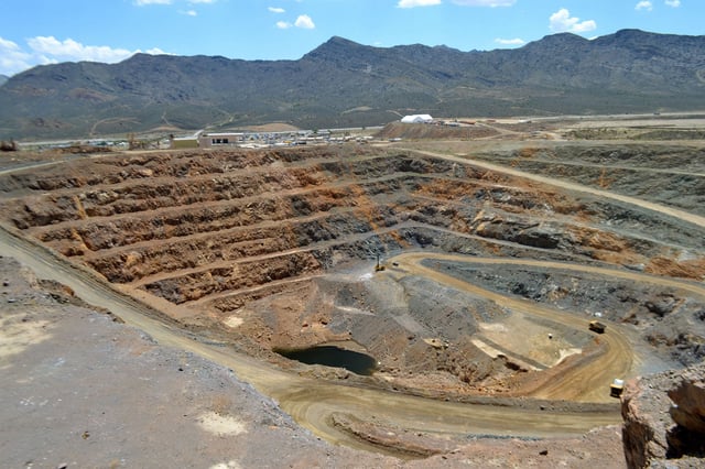 FILE: A July 2012 photograph shows Mountain Pass in Las Vegas, California, the only rare earth mine in the United States.