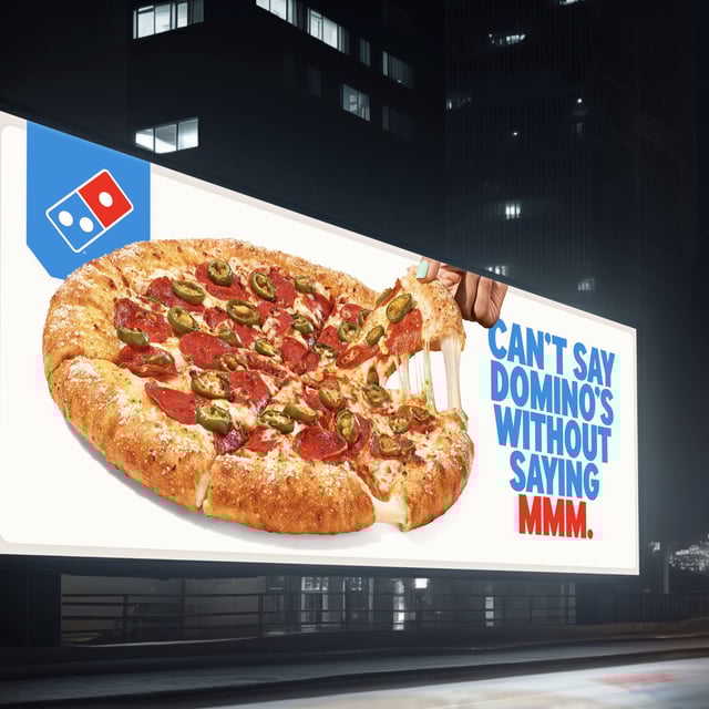 Domino's billlboard