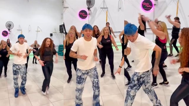 Luck Ra se sumó a una clase de zumba de sus fanáticas