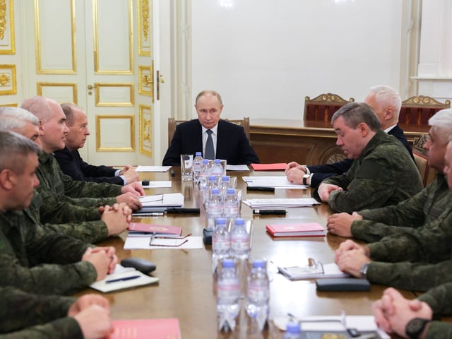 Russlands Präsident Wladimir Putin. Laut einer neuen ISW-Analyse könnte Russland sich auf einen Krieg mit der Nato vorbereiten. 