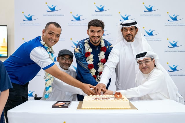 "دبي لأصحاب الهمم" يحتفي بـ "المونديالي" محمد يوسف