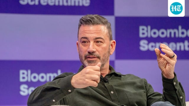 Jimmy Kimmel expressed interest in having President Trump on his show, despite past tensions, following a brief suspension of Kimmel's show after controversial Charlie Kirk remarks. Photographer: Kyle Grillot/Bloomberg
