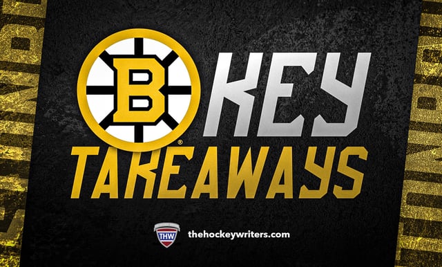 Boston Bruins Key Takeaways (The Hockey Writers)