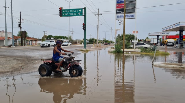 Conagua mantiene alerta en la costa de Sonora ante posibles chubascos y viento fuerte. FOTO: BANCO DIGITAL